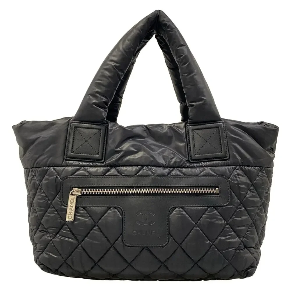 Chanel Coco Cocoon PM Tote Bag A48610 Nylon Leather